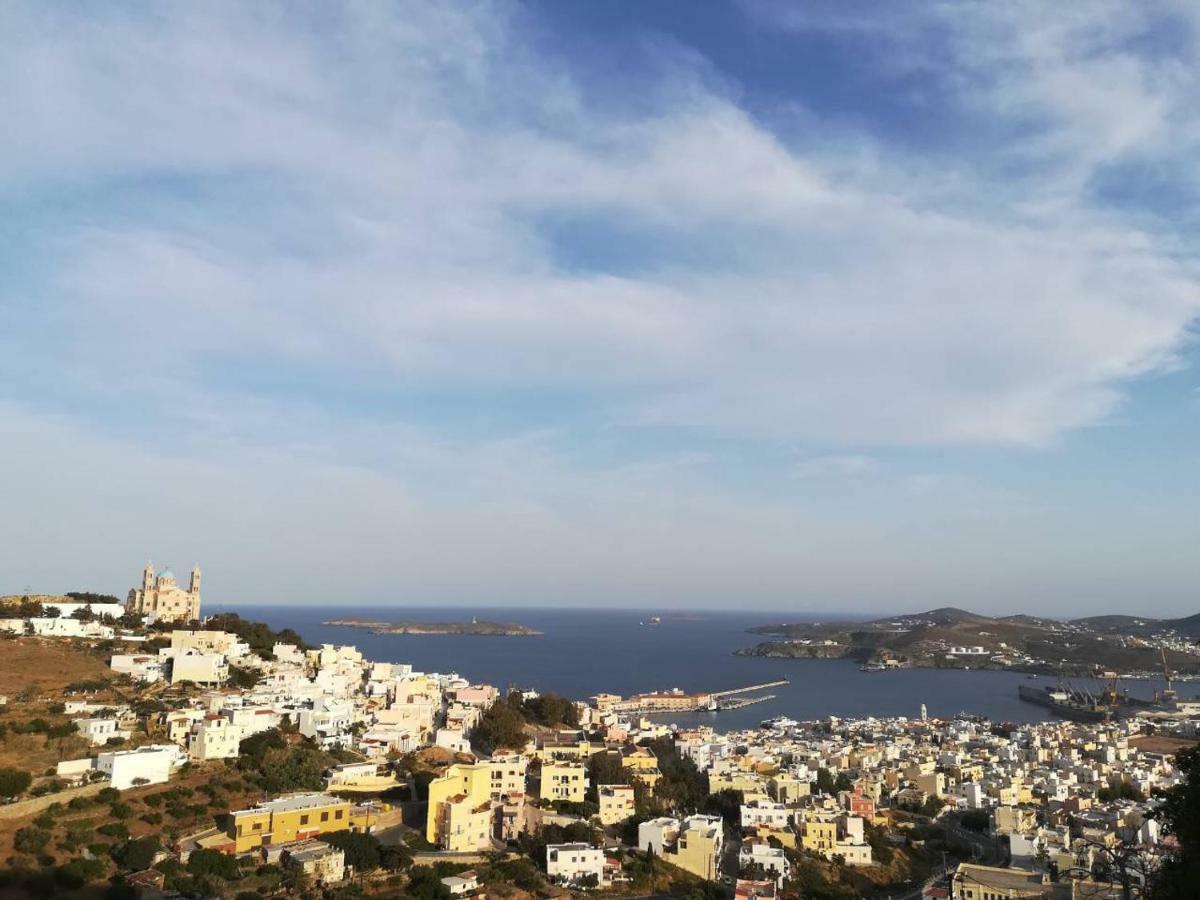 Le Petit Chateau Ano Syros Bagian luar foto